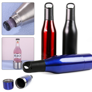 Refroidisseur de canettes de bière isolé à double paroi en acier inoxydable, vente en gros