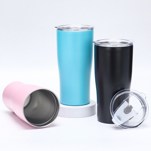 Gobelet froid en acier inoxydable de 20oz/30oz avec paille