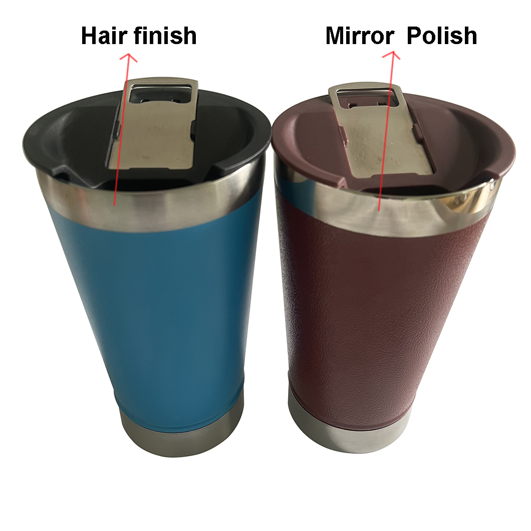 Wholessell Keep Cold Reutilisable Metal Beer tasses avec ouvre-ouvre