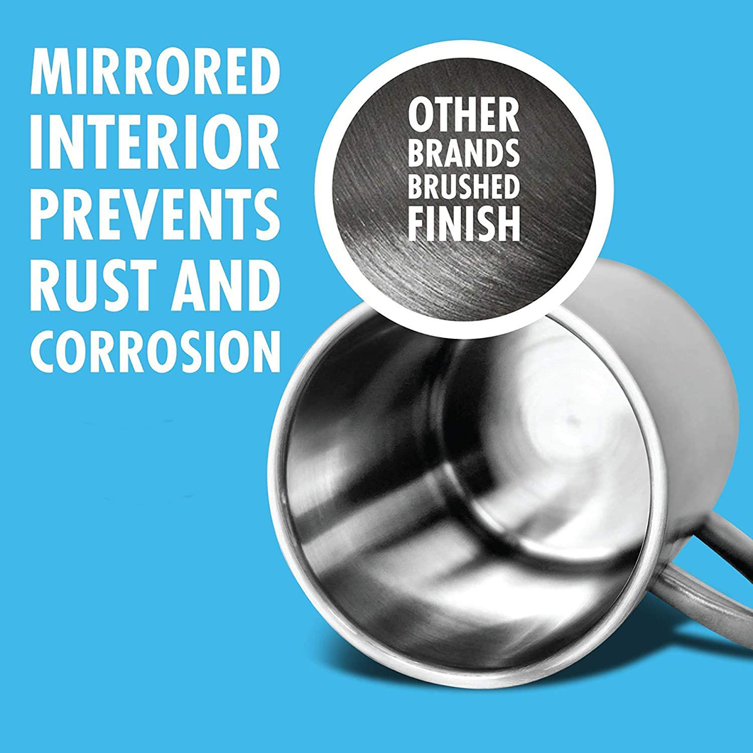 Tasses &agrave; caf&eacute; en acier inoxydable bon march&eacute; pour la promotion 