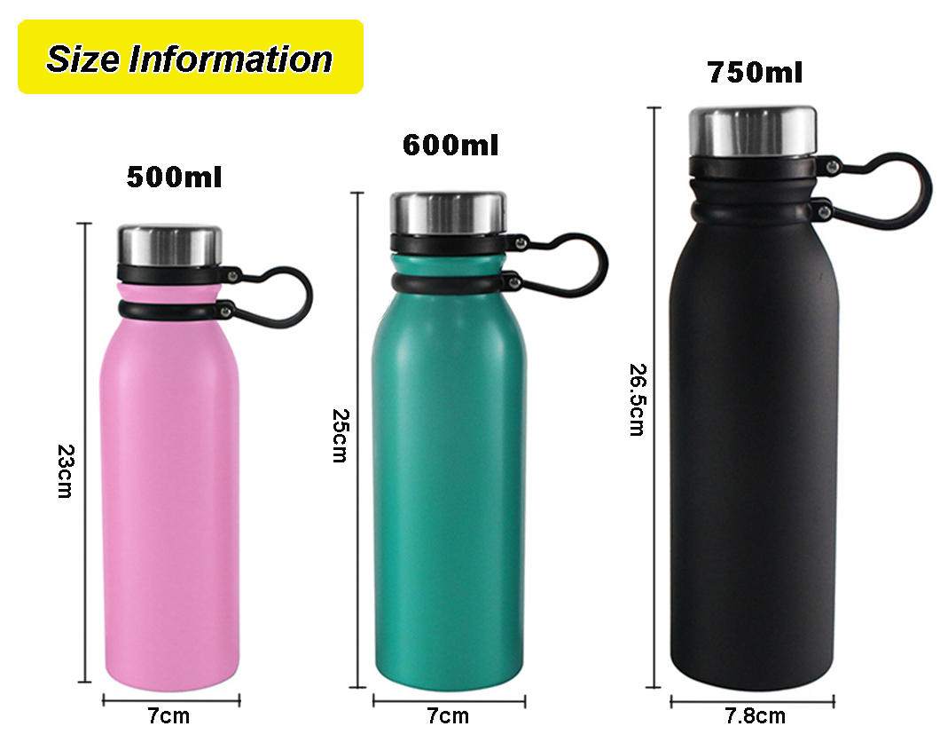 Isolation thermique en acier inoxydable personnalis&eacute; Bouteille d'eau chaude 