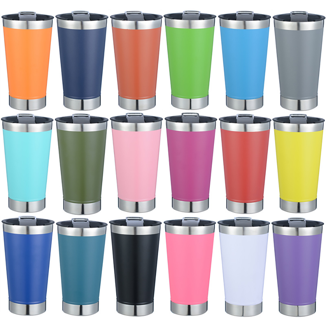 Wholessell Keep Cold Reutilisable Metal Beer tasses avec ouvre-ouvre