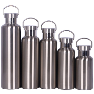 Bouteille à eau large réutilisable en acier inoxydable 