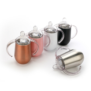 Tasse de lait en acier gratuit à isolation thermique réutilisable pour les enfants