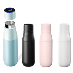 Thermos de voyage de bouteille d'eau intelligente en acier inoxydable de 450 ml
