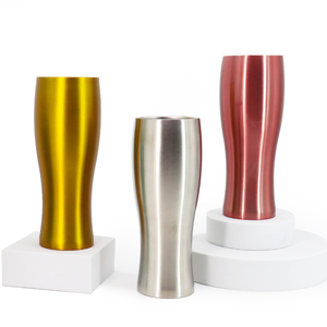 Gobelet à bière à double isolation en acier inoxydable 