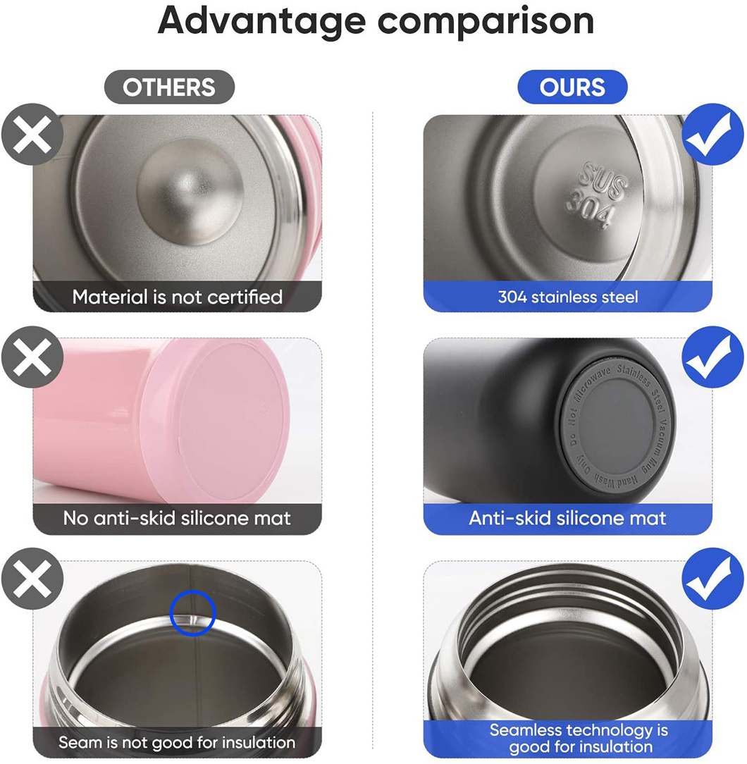 Affairs en acier inoxydable Isolat&eacute; pour enfants 