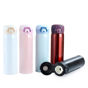 Bouteille de voyage de tasse thermos à café en acier inoxydable avec logo personnalisé