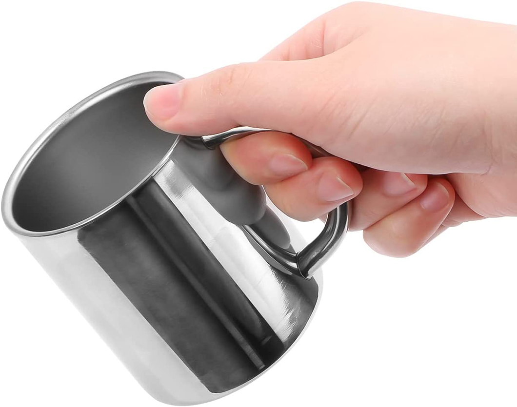 Tasses &agrave; caf&eacute; en acier inoxydable bon march&eacute; pour la promotion 