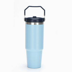 Gobelet en acier inoxydable avec tasse de voyage sous vide avec boucle de transport