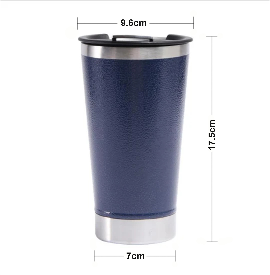 Wholessell Keep Cold Reutilisable Metal Beer tasses avec ouvre-ouvre