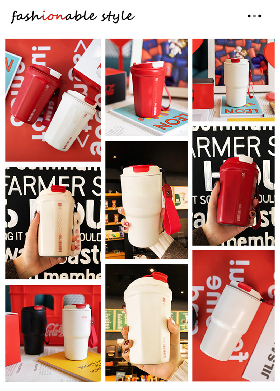 Gym Keep Hot en acier inoxydable Distributeur de tasse isol&eacute;e personnalis&eacute;e