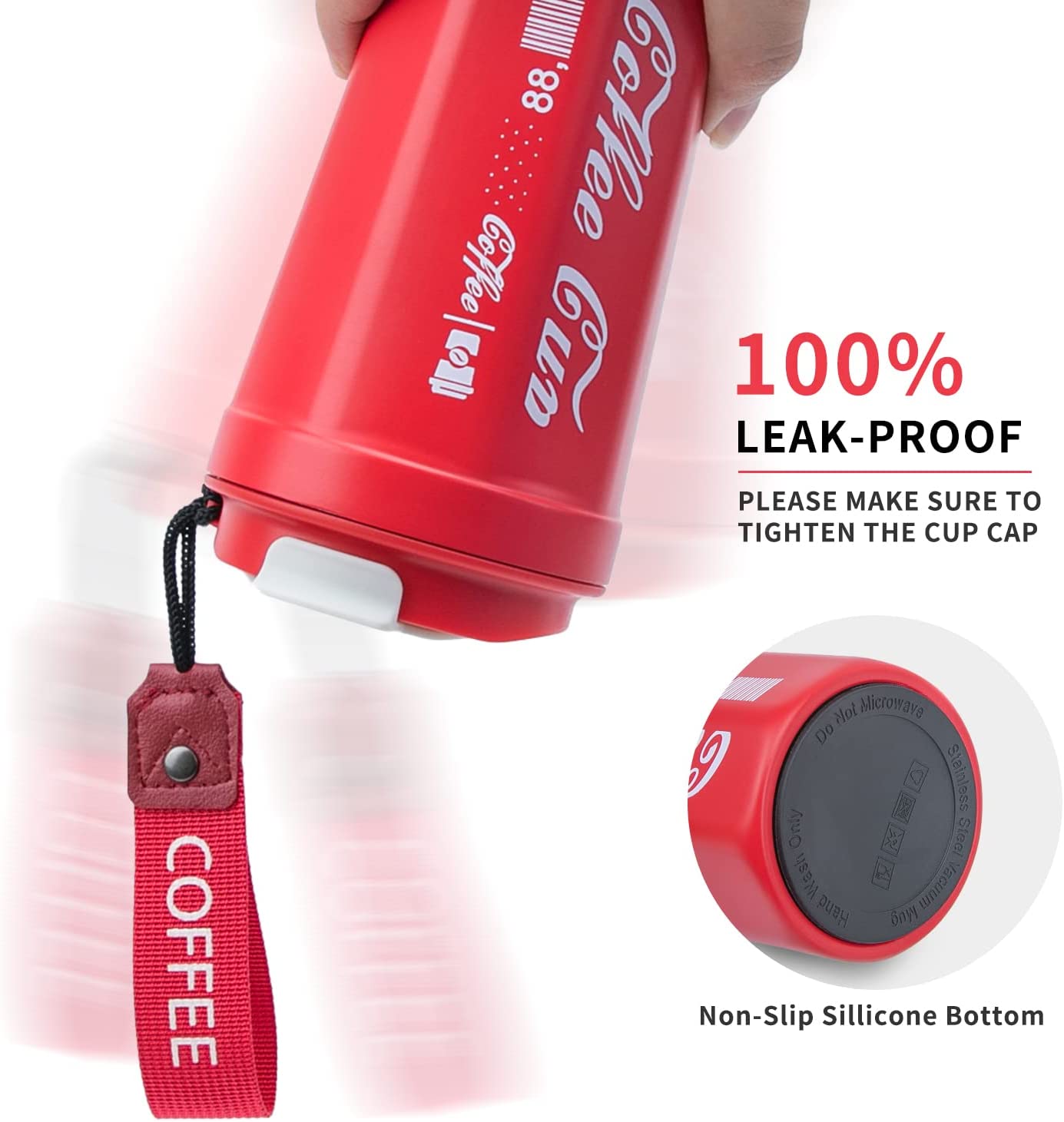 Gym Keep Hot en acier inoxydable Distributeur de tasse isol&eacute;e personnalis&eacute;e