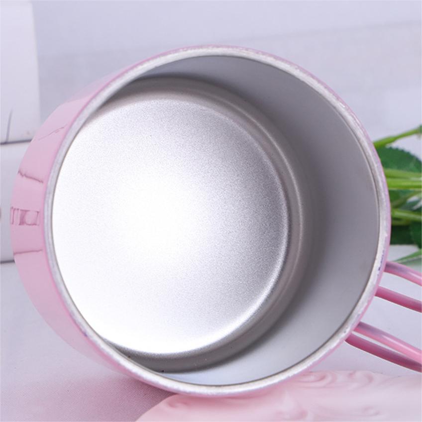 Tasse de camping de randonn&eacute;e ext&eacute;rieure en m&eacute;tal Strong Strong Strong avec poign&eacute;e