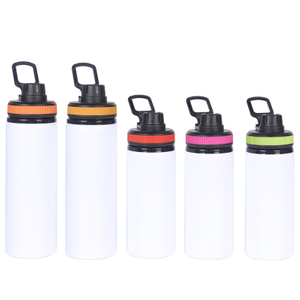 Bouteille d'eau en aluminium de 25 oz, vierges de sublimation en gros