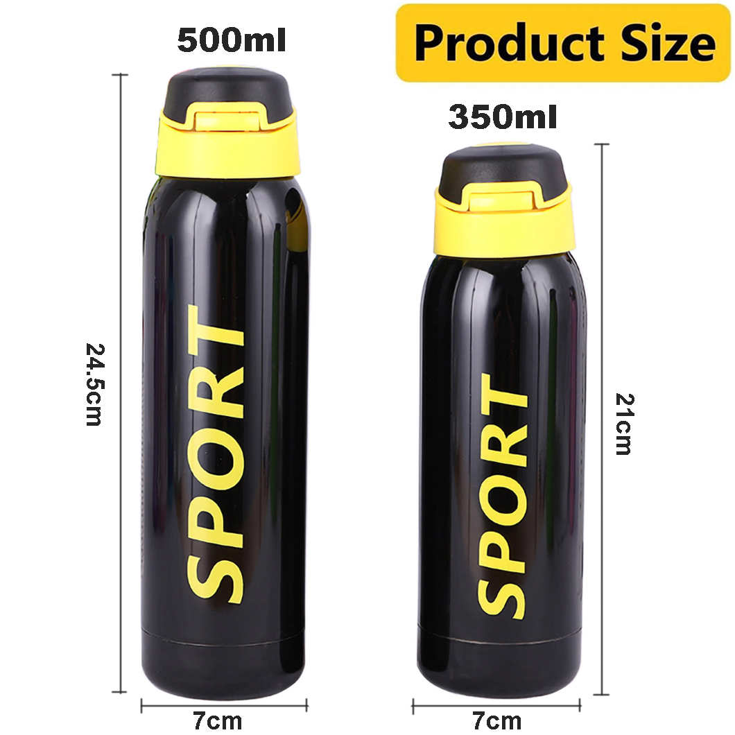 Bouteille d'eau de sport isol&eacute;e